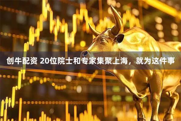 创牛配资 20位院士和专家集聚上海，就为这件事