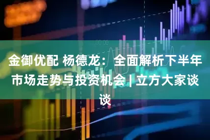 金御优配 杨德龙：全面解析下半年市场走势与投资机会 | 立方大家谈