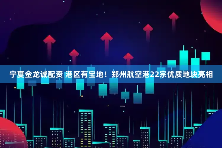 宁夏金龙诚配资 港区有宝地！郑州航空港22宗优质地块亮相