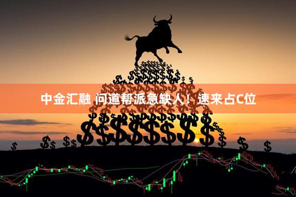 中金汇融 问道帮派急缺人！速来占C位